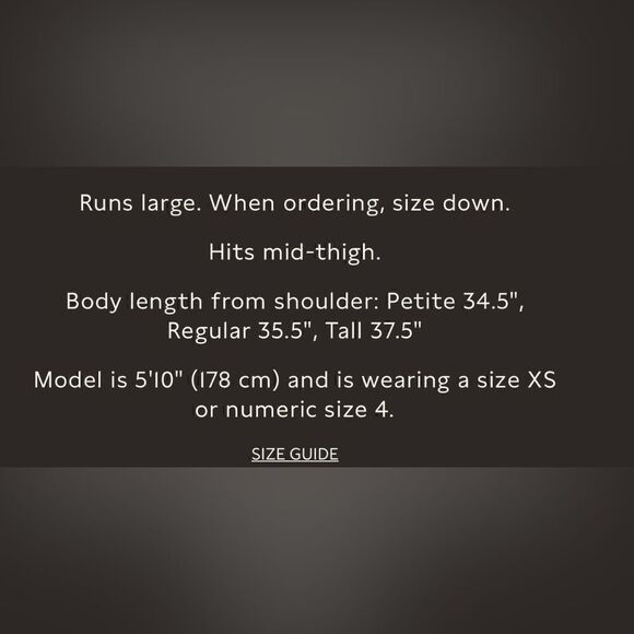 Banana Republic SPLIT-NECK MINI DRESS - Picture 7 of 7